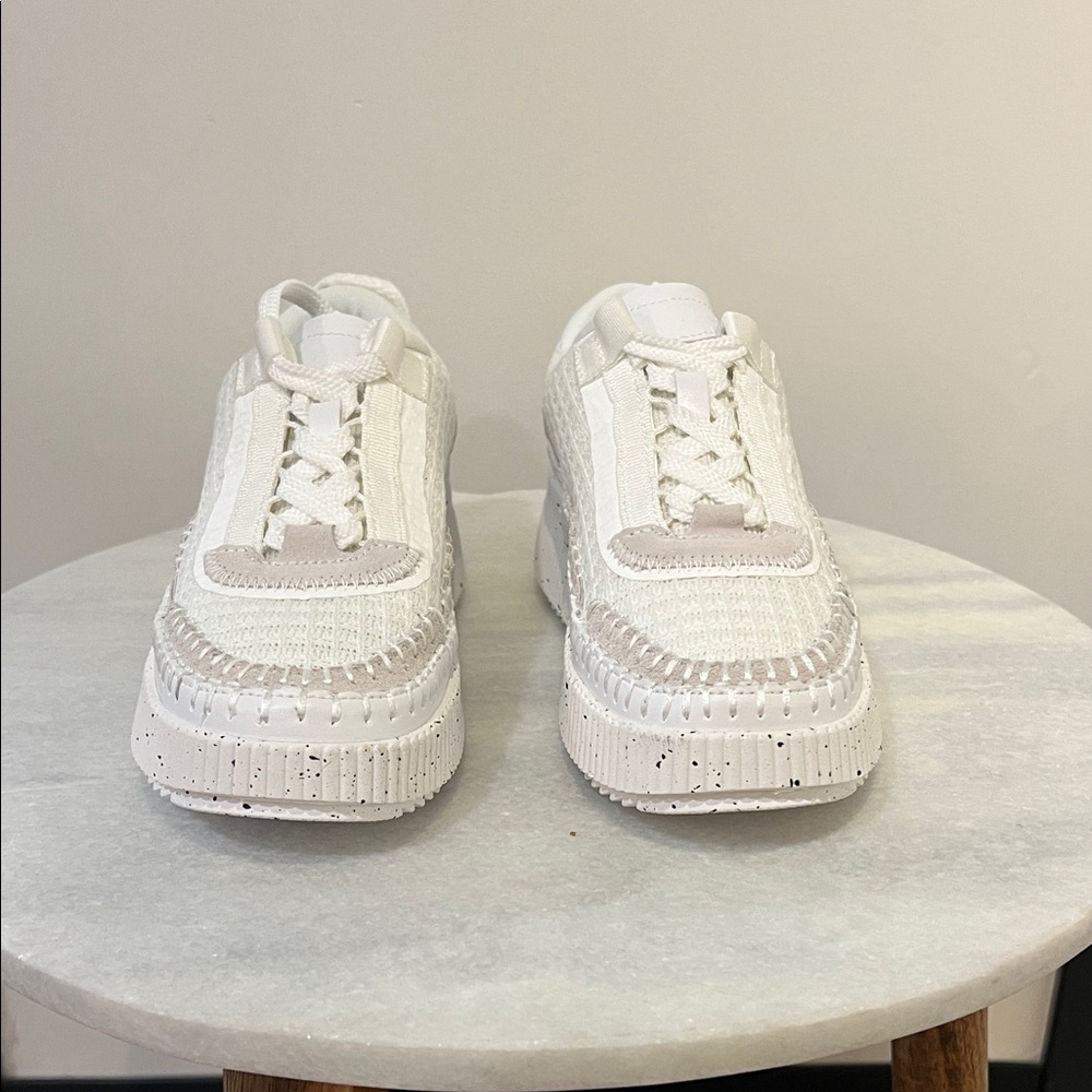 Elegant White Women's Sneakers